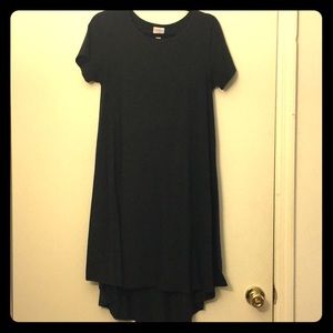 EUC BLACK LuLaRoe Carly Hi-Low Hem Dress